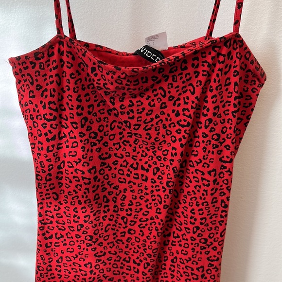 H&M red bodycon mini dress - Picture 3 of 3